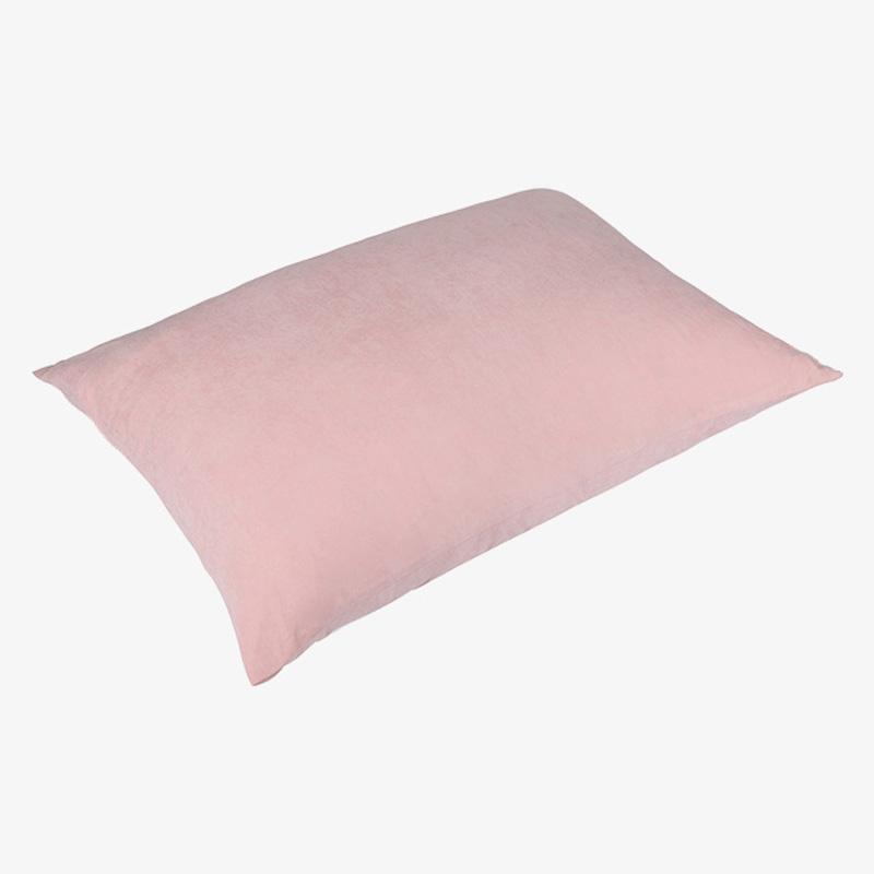 Nylon Polyester Pink Bed Bed Pillow, หมอนนุ่มนุ่มพร้อมเส้นใยโพลีเอสเตอร์สำหรับบ้าน
